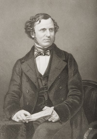 Edward Henry Smith Stanley, 15th Earl of Derby, engraved by D.J. Pound from a photograph, from 